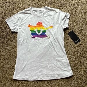NWT True Religion ‘rainbow buddha’’ T-shirt size S